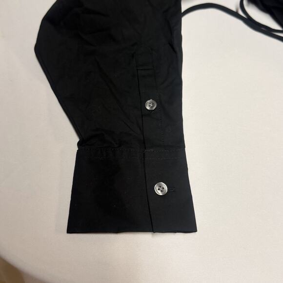 Banana Republic Cotton Shirt Long Sleeve Tie Waist Button Blouse Womens XS NWT - Picture 8 of 15